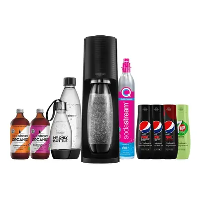 Sodastream Terra Sparkling Water Maker Bundle Pack - Black