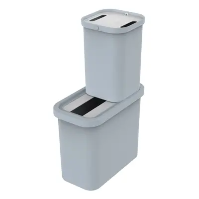 Joseph Joseph Recycle Bin 46L x Stackable Waste Recycling Lids Kitchen Garden Dustbin