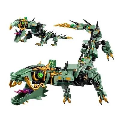 Compatible leaping Ninjagoes Green Ninja Mech Dragon Blocks