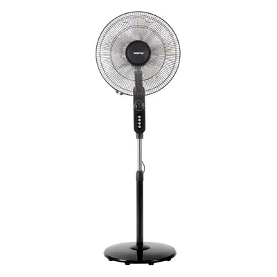 Geepas 16" Oscillating Pedestal Standing Fan Blades Adjustable Height