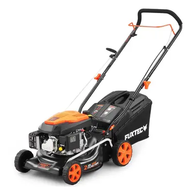 FUXTEC petrol lawnmower - cutting width 43cm - push lawnmower - 40L grass collector - FX-RM4346E