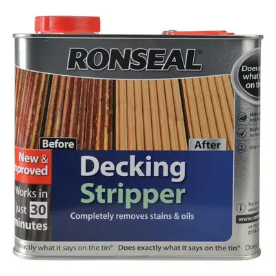 Ronseal DS25L30M Decking Stripper 2.5 Litre, 2.5L