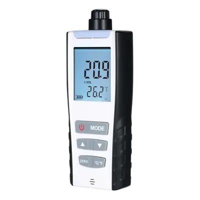 Oxygen Meter Portable Oxygen(O2) Concentration Detector with LCD Display and Sound-light Vibrati