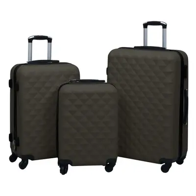 Hardcase Trolley Set pcs Anthracite ABS