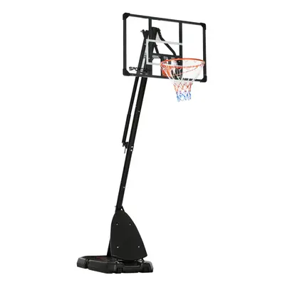 SPORTNOW Adjustable Basketball Hoop with Weighted Base, Wheels, 2.4-2.9m