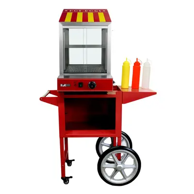 Hot Dog Party Cart Events Catering Warmer Hotdog Display Steamer Machine