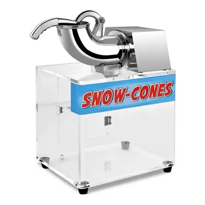 Electric Ice Cone Maker Shaved Ice Machine w / Dual Blades & Large Box