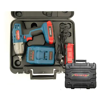 Neilsen 24v Li-Ion Cordless Impact Wrench Gun 1/2 Inch Drive Lithium Batteries