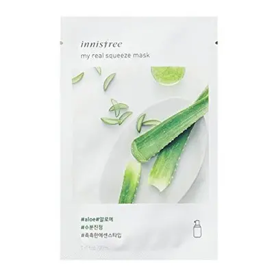 Innisfree My Real Squeeze Aloe Mask Sheet (10 Pack)