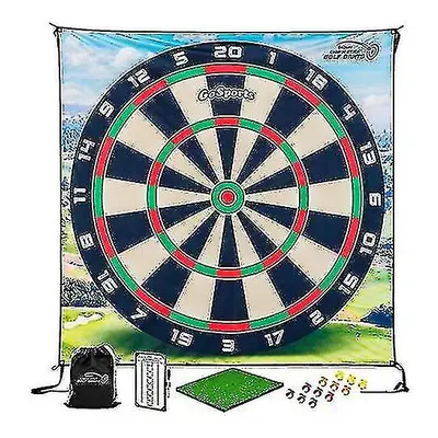 Chip N' Stick Golf Games With Chip N' Stick Golf Balls - Giant Size Targets With Chipping Mat - 