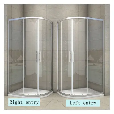 (Shower enclosure: 900x900mm; Tray: no tray; Raise Kits: no; Entry: Universal) Offset Quadrant S