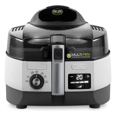 De'Longhi FH 1394/2 MultiFry Extra Chef Deep Fryer, 1.7kg Capacity, 800W Bottom Heater, LCD Digi