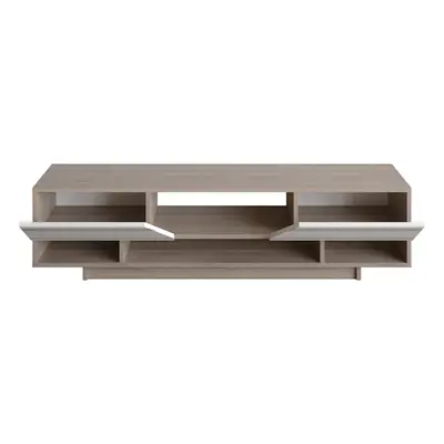 (White and Cordoba) Decorotika Aspatria cm TV Stand and Media Console for TVs up to 72"