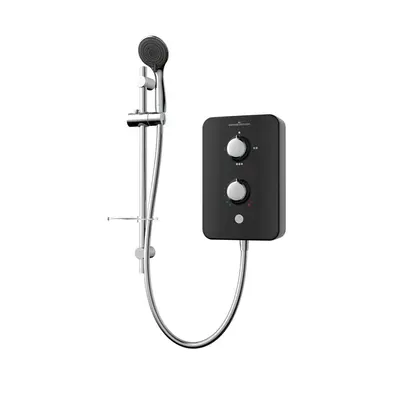 Gainsborough Slim Duo 9.5kW Electric Shower Black Spray Head Handset Bathroom