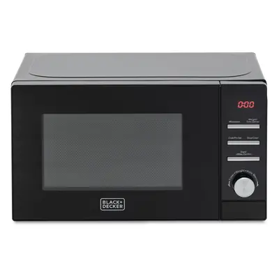 BLACK+DECKER BXMZ24040GB Digital Microwave, Litre, 800W with 95-Minute Timer, Black