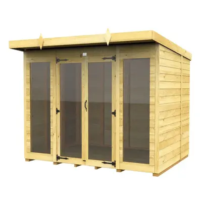 Pent Summer House 8ft x 5ft (Full Height Window) Fast & Free Nationwide Delivery