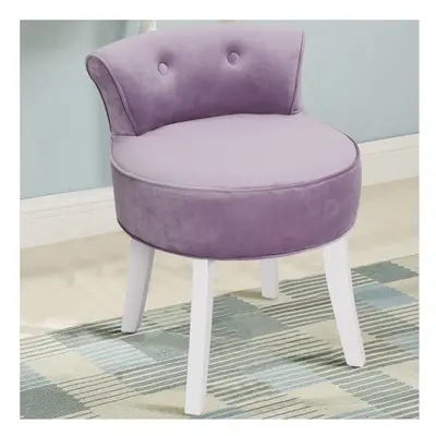 (Purple) Velvet Dressing Table Chair Vanity Stool Piano Stools