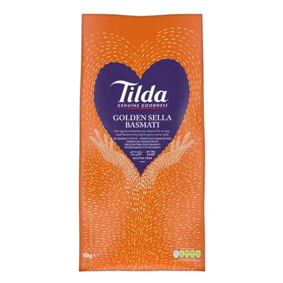 Tilda Golden Sella Basmati Rice 10kg ( pack of )