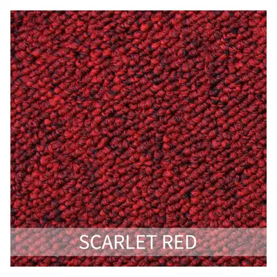 (Scarlet Red) Carpet Tiles 5m2 Heavy Duty Flooring Commercial