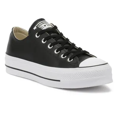 (UK 6) Converse Chuck Taylor All Star Womens Black Lift Clean Ox Trainers