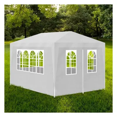 vidaXL Party Tent 3x4m with Walls White Patio Garden Gazebo Marquee Pavilion