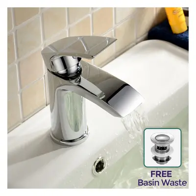 Libra Waterfall Basin Mono Mixer Tap Chrome