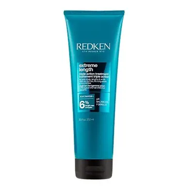 REDKEN Hair Treatment Mask, Biotin & Castor Seed Oil, For Longer, Stronger Hair, Extreme Length,