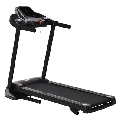 HOMCOM Folding 12km/h Electric Treadmill Running Machine w/ Incline LED Display