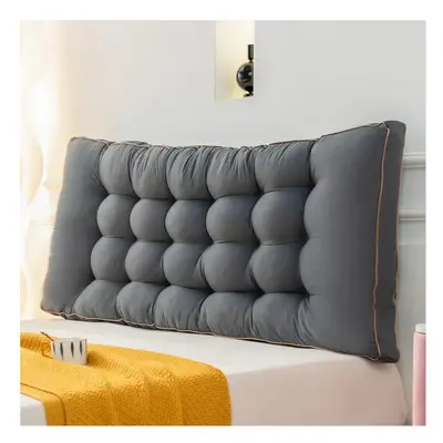 (black, 200x60x10cm) Large Headboard Pillow Lounge Sofa Cushion Bed Rest Reading Pillow