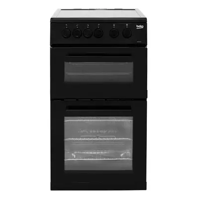 Beko KDC5422AK 50cm Electric Cooker with Ceramic Hob - Black - A Rated