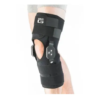 Neo G Hinged Knee Brace, Firm Support - Adjustable Dials for Tendon Strains, Ligament Strains, A