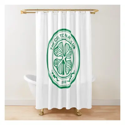 Shower Curtains Celtic Fc Fan Club Logo Since - Retro for Bathroom Decor 72x72 inches