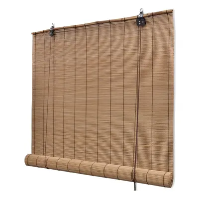 vidaXL Roller Blind Bamboo 150x160cm Brown Home Window Curtain Shade Cover