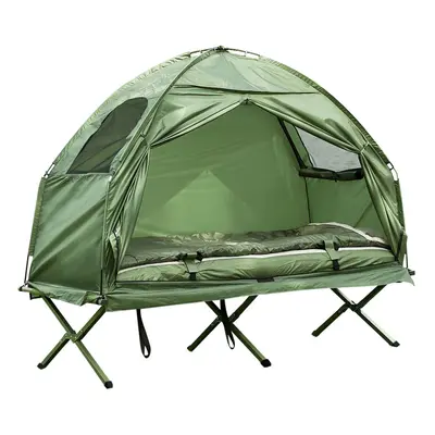 SoBuyÂ® OGS32-GR, Person Foldable Camping Tent with Bed,Air Mattress