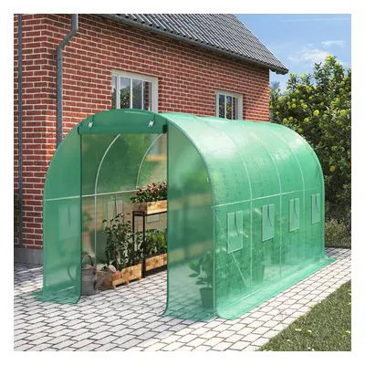 (4m*3m*2m) Polytunnel Walk-in Garden Plants Greenhouse Tent