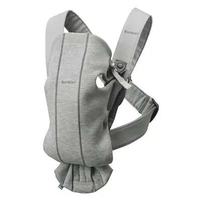 BABYBJÃRN Baby Carrier Mini, 3D Jersey, Light Grey