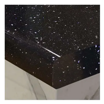 Black Andromeda Kitchen Worktop 40mm x 3000mm x