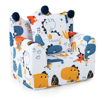 Children's Sofa Chair Foam Filled Armchair Upholstered Couch W/Padded Pillow