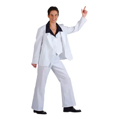 (XL) 70's Disco Fever - White 70's Suit