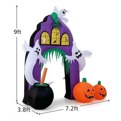 (O) Giant Train Halloween Inflatable Outdoor Indoor Decoration Props