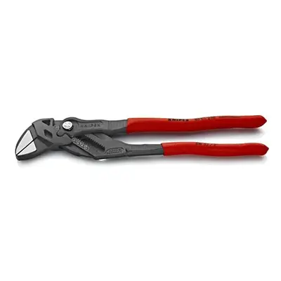 Pliers Wrench pliers and a wrench in a single tool grey atramentized with nonslip plastic coatin