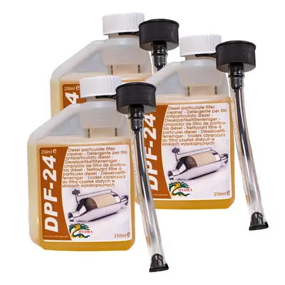 (3x250ml) HYDRA DPF-24 DPF Cleaner Diesel Fuel Additive