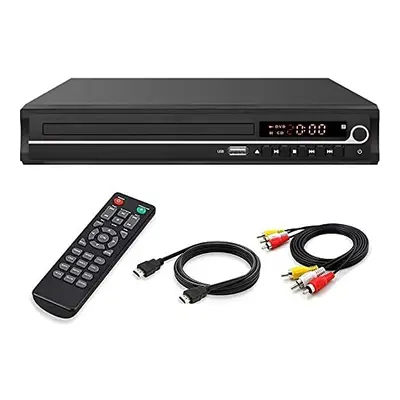 DVD Player,VATI HDMI DVD Player for Smart TV Support 1080P Full HD with HDMI Cable Remote Contro