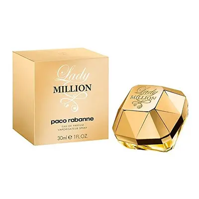 Paco Rabanne Lady Million Eau de Parfum Spray For Women Black ml (Pack of 1)