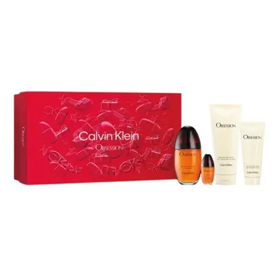 Calvin Klein Ladies Obsession 4pc Gift Set Fragrances