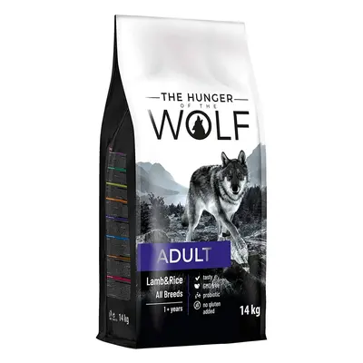 The Hunger of The Wolf Dry Dog Food for Adult Dogs with Lamb and Rice All Breeds, Delicate Formu