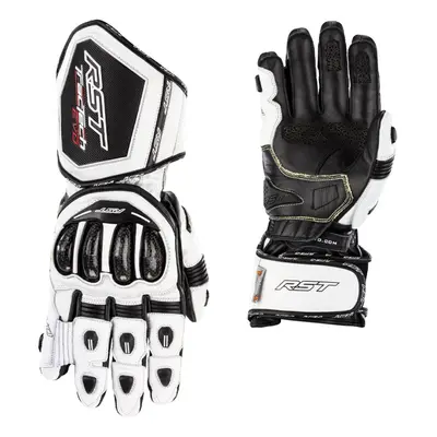 (9 (M)) RST Tractech Evo CE Leather Gloves White / White / Black