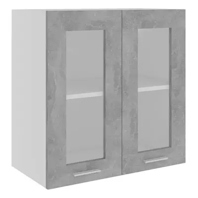 vidaXL Kitchen Cabinet Concrete Grey Engineered Wood Kitchen Storage Organiser