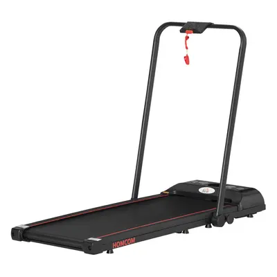 HOMCOM Foldable Walking Treadmill Aerobic Exercise Machine w/ LED Display