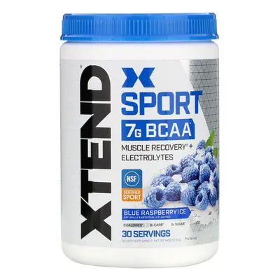 Xtend, Xtend Sport, 7G BCAA, Blue Raspberry Ice, 12.2 oz (345 g)